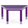 Start Right Trapezoidal - Height Adjustable Tables - With Matching Colour Top & Frames - Educational Equipment Supplies