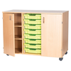 Triple Bay Tray Cupboards -  8 Trays - Educational Equipment Supplies