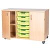 Triple Bay Tray Cupboards -  6 Trays - Educational Equipment Supplies