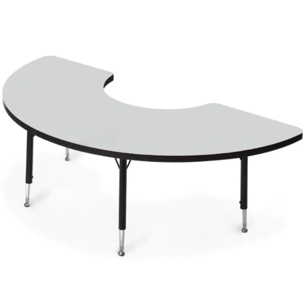 Tuf-Top™ Height Adjustable Arc Table - Grey