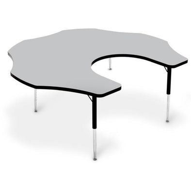 Tuf-top™ Height Adjustable Teachers Flower Table - Grey - Educational Equipment Supplies