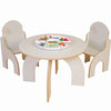 Nursery Wooden Tables & Chairs TW Wooden Nursery Mini Low Oval Grey Mirrored Table | nursery furniture | www.ee-supplies.co.uk