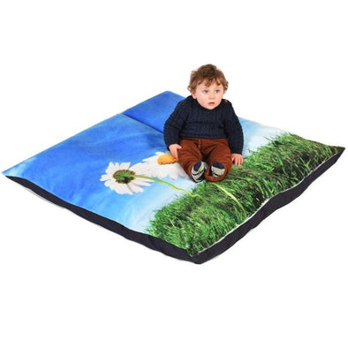 Ultra Thick Giant Quilt Pillow Mat-Daisy - Educational Equipment Supplies