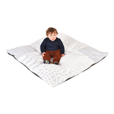 Ultra Thick Giant Quilt Pillow Mat-Grey - Educational Equipment Supplies
