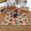Under The Sea Double-Sided Carpet 2000 x 2000mm - Educational Equipment Supplies