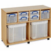 Really Useful Box Tray Storage Unit - 4 x 4L - 2 x 9L - 2 x 35L - Educational Equipment Supplies