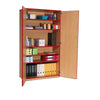 Value Coloured Edge Cupboard + 1 Fixed & 4 Adj Shelves - W102 x D47 x H181cm Value Coloured Edge Cupboard + 1 Fixed & 4 Adj Shelves - W102 x D47 x H181cm | School Cupboard Storage | www.ee-supplies.co.uk