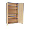 Value Coloured Edge Cupboard + 1 Fixed & 4 Adj Shelves - W102 x D47 x H181cm Value Coloured Edge Cupboard + 1 Fixed & 4 Adj Shelves - W102 x D47 x H181cm | School Cupboard Storage | www.ee-supplies.co.uk