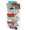 Vertical Wall Book Rack - H109 x W56 x D7cm - Educational Equipment Supplies