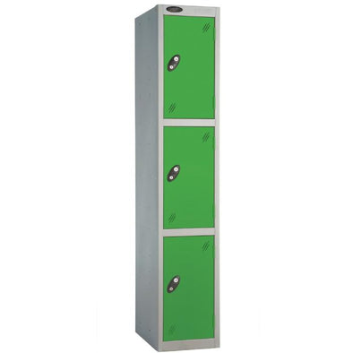 Probe Steel School Locker - Three Doors - Educational Equipment Supplies