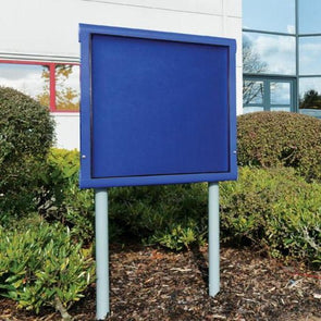 Weathershield Freestanding Outdoor Showcase - Surface Posts - Educational Equipment Supplies