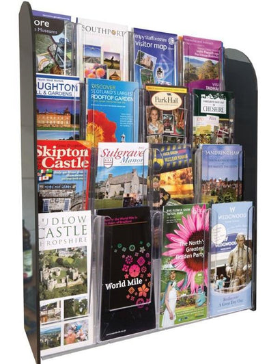 Crystal Clear Wall Mounted Leaflet Dispenser - Educational Equipment Supplies