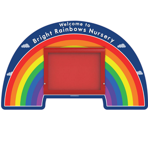 Weathershield Nursery/Primary Welcome Rainbow Sign - Educational Equipment Supplies
