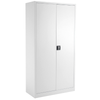 Steel Double Door Cupboard - H1950mm - White Steel Cupboards | Cupboards | www.ee-supplies.co.uk