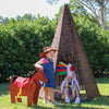 Hand Woven Wicker Tepee / Wigwam - Educational Equipment Supplies