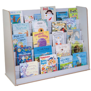 Wide Free Standing Book Display Unit - Educational Equipment Supplies