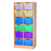 Static Double Column Tray Unit - 12 Extra Deep Trays - Educational Equipment Supplies