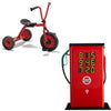 Winther Transport Bundle 5 - Step Plate Trike + Petrol Pump - Educational Equipment Supplies