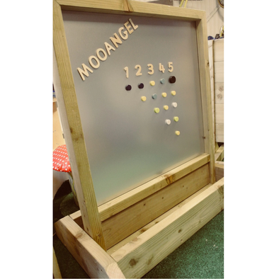 Early Years Outdoor Wooden Magnetic Easel Early Years Outdoor Wooden Magnetic Easel | www.ee-supplies.co.uk