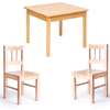 Natural Wooden Chairs x 4 & Table Ages 3 Years Wooden ChildrensChair  |  Childrens Wooden Chair | www.ee-supplies.co.uk