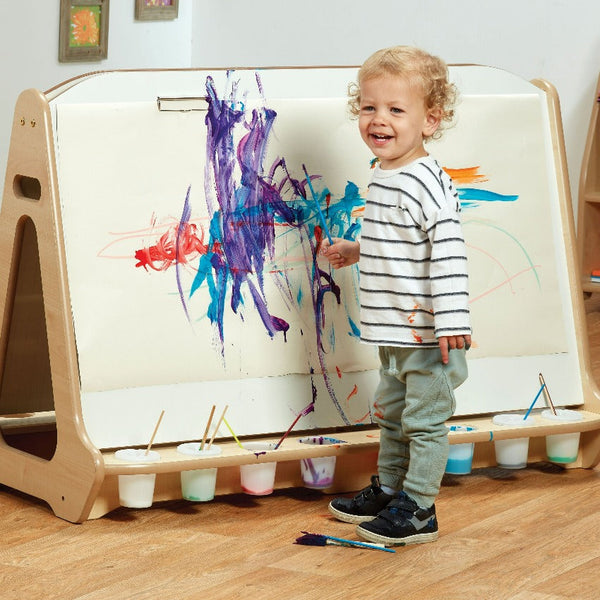 Playscapes Double-Sided 4 Station Easel -  Double-Sided Whiteboard Easel