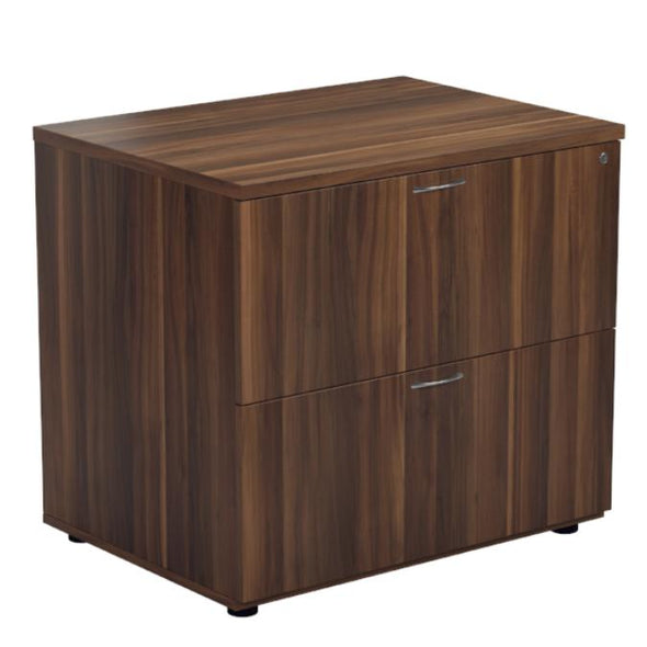 Wooden Filing Cabinet - 3 Drawer - Dark Walnut - Educational Equipment Supplies