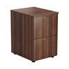 Wooden Filing Cabinet - 2 Drawer - Dark Walnut - Educational Equipment Supplies