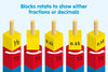 Wooden Fraction & Decimal Towers 62 Pieces Wooden Lacing Clothes Set - 54 Pieces  |  www.ee-supplies.co.uk