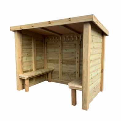 Wooden Large Changing Hut - Educational Equipment Supplies