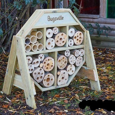 Wooden Outdoor Bugsville Insect Hive - Educational Equipment Supplies