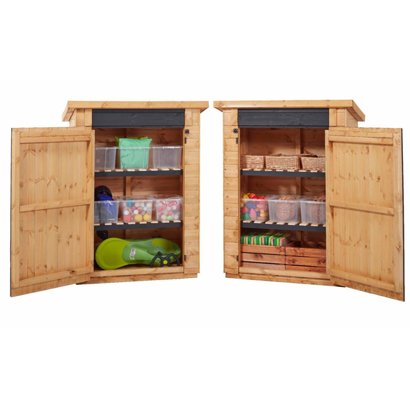 Wooden Outdoor Group Time Storage Sheds Pack x 2 Wooden Outdoor Group Time Storage Sheds Pack x 2 |  ee-supplies.co.uk