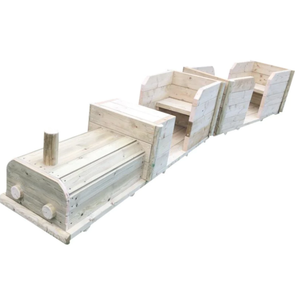 Wooden Outdoor Play Train & Carriage Wooden Outdoor Play Train And Carriage | www.ee-supplies.co.uk