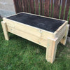 Wooden Outdoor Sandpit Box With Chalk Board Lid - Educational Equipment Supplies