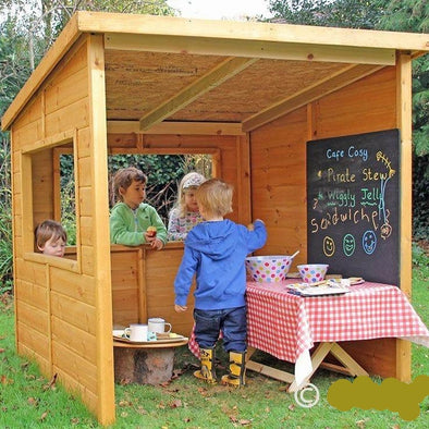 Wooden Outdoor Open Shed / Cafe - Educational Equipment Supplies