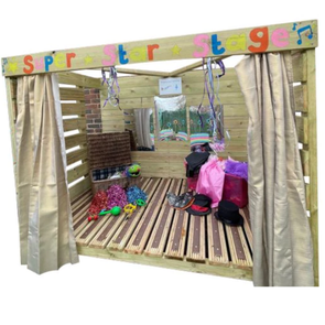 Wooden Playground Stage Wooden Playground Stage | ee-supplies.co.uk