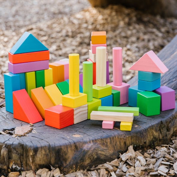 Rainbow building blocks