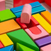 Designer Wooden Rainbow Building Blocks + Tray. Wooden Rainbow Building Blocks + Tray.  | Wooden Puzzles | www.ee-supplies.co.uk