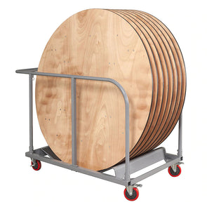 Wooden Table Trolley – Round Wooden Table Trolley – Round |  With Fold Away Legs | www.ee-supplies.co.uk