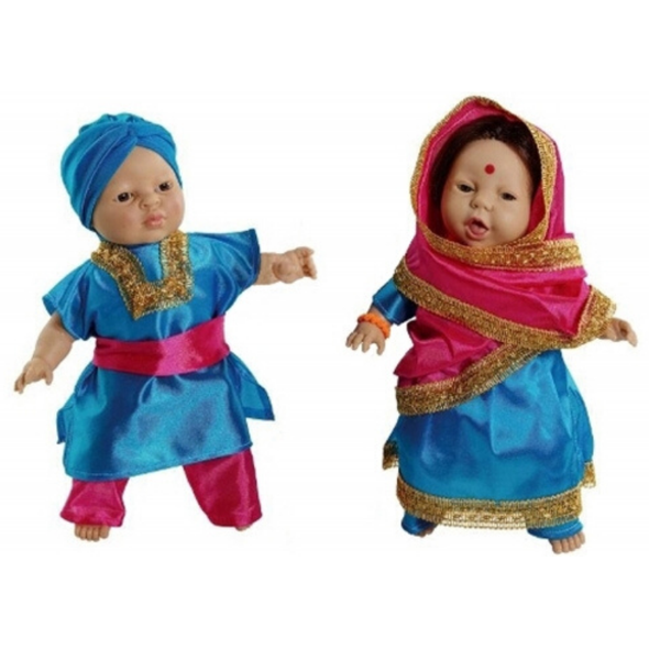 World Dolls - Indian Pair - Educational Equipment Supplies