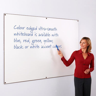 WriteOn® Coloured Edge Whiteboard Non Magnetic - Educational Equipment Supplies