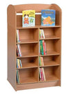 York Double Sided 1500 Bookcase - Beech - Educational Equipment Supplies