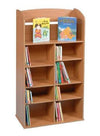York Single Sided 1500 Bookcase Beech - Educational Equipment Supplies