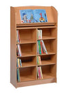 York Single Sided 1500 Bookcase+ Lecturn - Beech - Educational Equipment Supplies