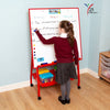 Youngstart Big A-Frame ‘Height Adjustable’ Easel - Red - Educational Equipment Supplies