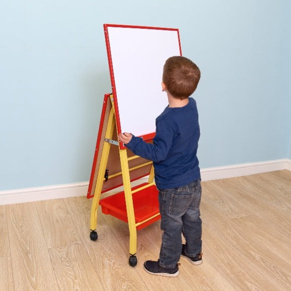 Youngstart Little ‘A-Frame’ Mobile Easel - Red & Yellow Youngstart Little ‘A-Frame’ Mobile Easel - Blue & Yellow | Youngstart | www.ee-supplies.co.uk