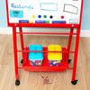 Youngstart Little ‘A-Frame’ Mobile Easel - Red - Educational Equipment Supplies