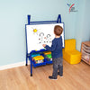 Youngstart Single Boarded Mobile ‘A-Frame’ Easel Landscape Style - Blue - Educational Equipment Supplies
