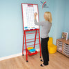 Youngstart Standard ‘Single Board’ A-Frame Easel - Red - Educational Equipment Supplies