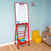 Youngstart Standard ‘Single Board’ A-Frame Easel - Red - Educational Equipment Supplies