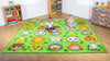 Zoo Conservation Large Square Placement Carpet W3000 x D3000mm Zoo Conservation Large Square Placement Carpet 3m x 3m | Floor Play | www.ee-supplies.co.uk